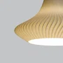 Lampe Suspendue "Vita" Blanc/Florón Negro/Câble Noir