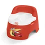 Bright Starts Pot d'apprentissage enfant Disney et Pixar Cars, Flash McQueen, ergonomique avec dossier haut et récipient amovible, anti-éclaboussures