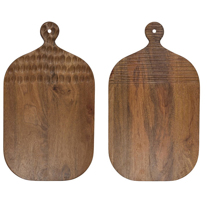 Home Deco Factory Planche de service Sylva en bois de manguier, 41x23,5 cm Home Deco Factory Planche de service Sylva en bois de manguier, 41x23,5 cm