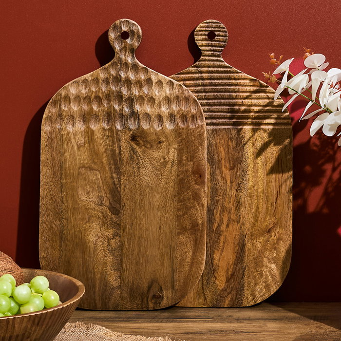 Home Deco Factory Planche de service Sylva en bois de manguier, 41x23,5 cm Home Deco Factory Planche de service Sylva en bois de manguier, 41x23,5 cm