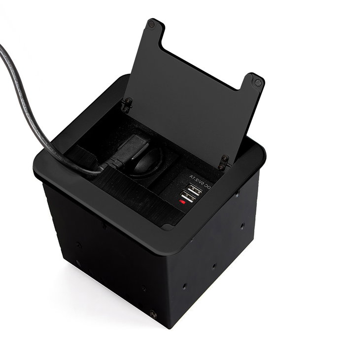 Emuca Multiconnecteur Atom 14 Noir Emuca Multiconnecteur Atom 14 Noir