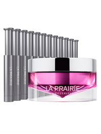 La Prairie Coffret Set Platinum Rare Haute-Rejuvenation: Crème Masque Nuit Revitalisante Visage 20 ml + Sérum Nuit Revitalisant Visage 12 x 0.7 ml