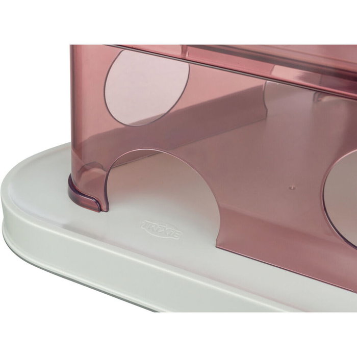 Jouet pour chats Trixie Cheese Tower Blanc Rose Caoutchouc Plastique 32 x 32 x 32 cm