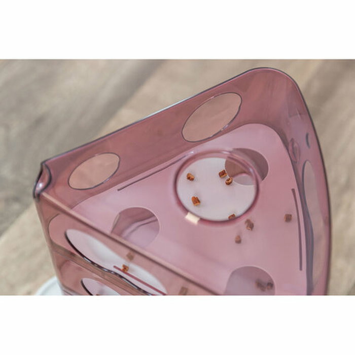 Jouet pour chats Trixie Cheese Tower Blanc Rose Caoutchouc Plastique 32 x 32 x 32 cm