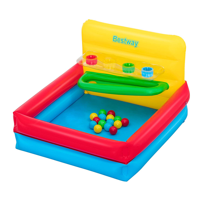 Bestway 52546 Piscine Gonflable pour Enfants avec Balles 104x94x61 cm Dès 2 Ans Jardin