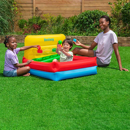 Bestway 52546 Piscine Gonflable pour Enfants avec Balles 104x94x61 cm Dès 2 Ans Jardin