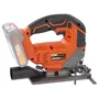 Dual Power POWDP25300 - Scie sauteuse pendulaire sans fil 20V pour bois avec vitesse variable 0-2300 tr/min - Orange