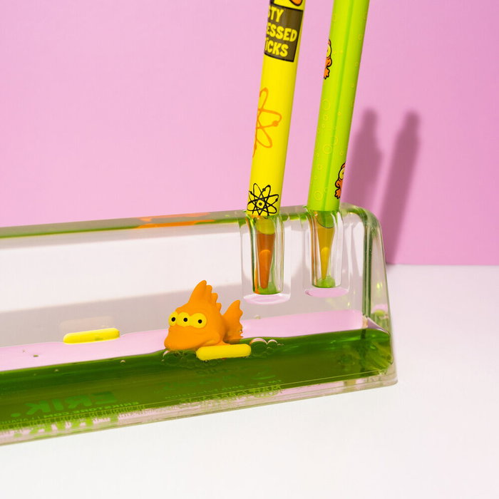 ERIK Pot à crayons ou stylos en acrylique avec motif Les Simpsons Blinky