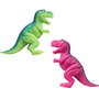 HTI Dinosaurios Elásticos - Lot de 8 Modèles Assortis (T-Rex, Ptérodactyle, Triceratops) - Jeu Éducatif en 6 Langues - Pour Enfants 3 Ans et Plus