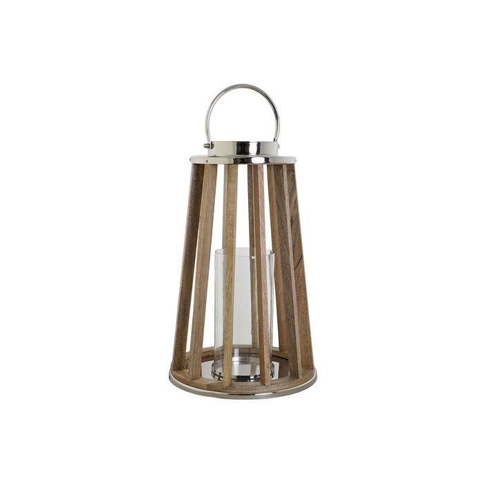 DKD Home Decor Bougeoir Marron Argenté Naturel DKD Home Decor Bougeoir Marron Argenté Naturel