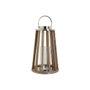 DKD Home Decor Bougeoir Marron Argenté Naturel