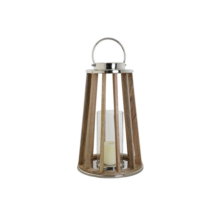 DKD Home Decor Bougeoir Marron Argenté Naturel DKD Home Decor Bougeoir Marron Argenté Naturel