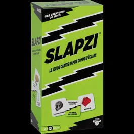 Asmodee - Jeu de cartes Slapzi - Version française - 60 cartes - Jeu d'observation et de rapidité pour soirées entre amis