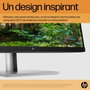 HP Écran E24 G5 - 23,8 Pouces FHD (1920x1080) IPS - 75 Hz - Réglage Hauteur/Pivot - Micro-bordure 3 côtés - Connectivité complète - HP Eye Ease
