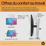 HP Écran E24 G5 - 23,8 Pouces FHD (1920x1080) IPS - 75 Hz - Réglage Hauteur/Pivot - Micro-bordure 3 côtés - Connectivité complète - HP Eye Ease