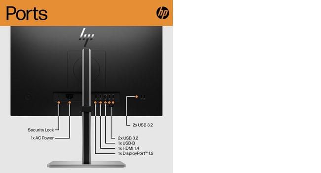 HP Écran E24 G5 - 23,8 Pouces FHD (1920x1080) IPS - 75 Hz - Réglage Hauteur/Pivot - Micro-bordure 3 côtés - Connectivité complète - HP Eye Ease HP Écran E24 G5 - 23,8 Pouces FHD (1920x1080) IPS - 75 Hz - Réglage Hauteur/Pivot - Micro-bordure 3 côtés - Connectivité complète - HP Eye Ease