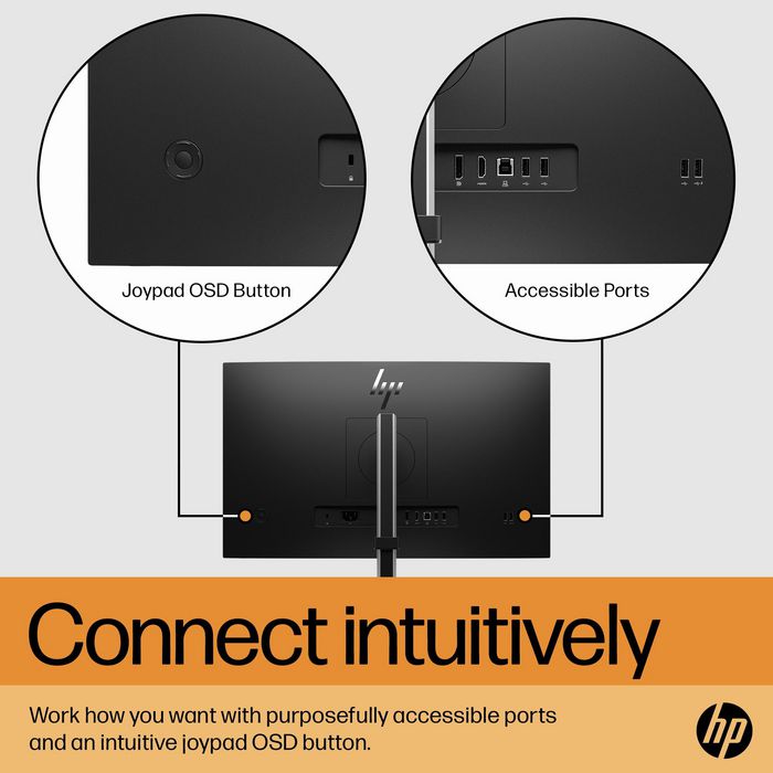 HP Écran E24 G5 - 23,8 Pouces FHD (1920x1080) IPS - 75 Hz - Réglage Hauteur/Pivot - Micro-bordure 3 côtés - Connectivité complète - HP Eye Ease HP Écran E24 G5 - 23,8 Pouces FHD (1920x1080) IPS - 75 Hz - Réglage Hauteur/Pivot - Micro-bordure 3 côtés - Connectivité complète - HP Eye Ease