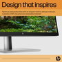 HP Écran E24 G5 - 23,8 Pouces FHD (1920x1080) IPS - 75 Hz - Réglage Hauteur/Pivot - Micro-bordure 3 côtés - Connectivité complète - HP Eye Ease