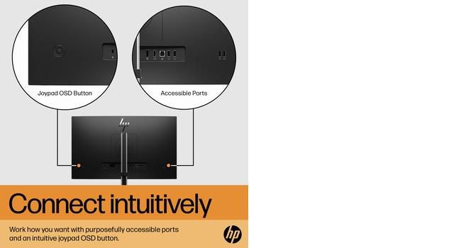 HP Écran E24 G5 - 23,8 Pouces FHD (1920x1080) IPS - 75 Hz - Réglage Hauteur/Pivot - Micro-bordure 3 côtés - Connectivité complète - HP Eye Ease HP Écran E24 G5 - 23,8 Pouces FHD (1920x1080) IPS - 75 Hz - Réglage Hauteur/Pivot - Micro-bordure 3 côtés - Connectivité complète - HP Eye Ease