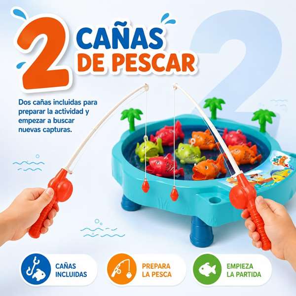 JugaToys Juego de pesca en mesa