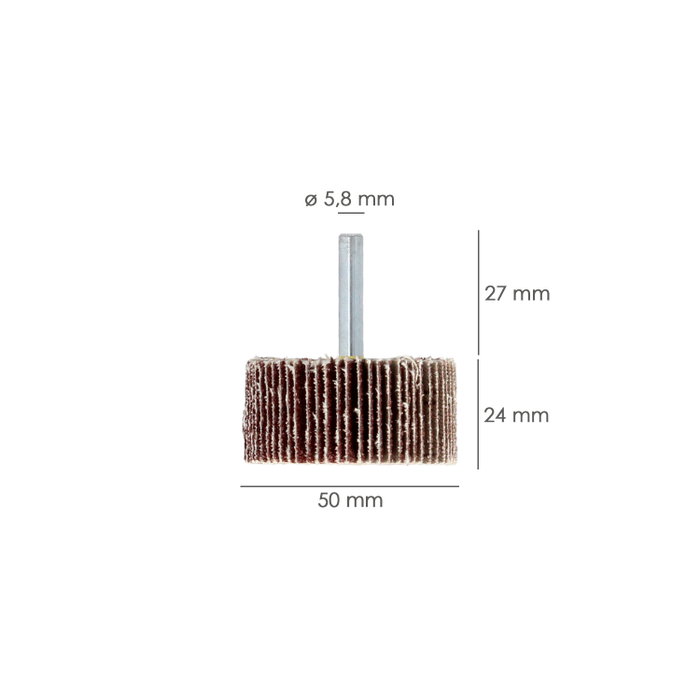 WOLFPACK LINEA PROFESIONAL Abanico Lija Grain 120 50x25mm WOLFPACK LINEA PROFESIONAL Abanico Lija Grain 120 50x25mm