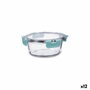 Quid Récipient Hermétique en Verre Purity 64 cL (12 Unités) - Transparent