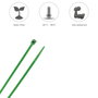 WOLFPACK LINEA PROFESIONAL Colliers de serrage en nylon vert 3,6 x 140 mm (Lot de 100)