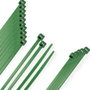 WOLFPACK LINEA PROFESIONAL Colliers de serrage en nylon vert 3,6 x 140 mm (Lot de 100)