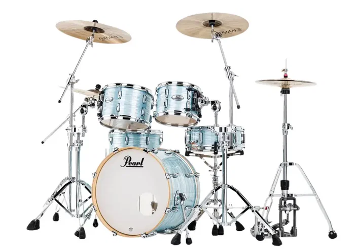 Pearl Set de Fûts PMX Master Professional 2014Bx/1007T/1208T/1414F - Ice Blue Oyster Pearl