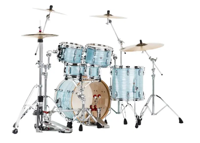 Pearl Set de Fûts PMX Master Professional 2014Bx/1007T/1208T/1414F - Ice Blue Oyster Pearl