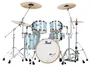 Pearl Set de Fûts PMX Master Professional 2014Bx/1007T/1208T/1414F - Ice Blue Oyster Pearl
