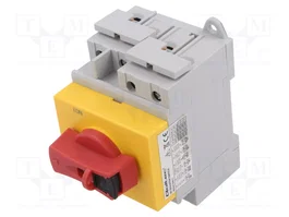 QOLTEC Interrupteur d'isolation 4 pôles 32A IP20 rail DIN