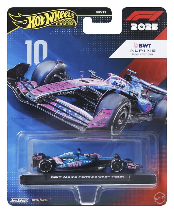Formule 1 Hot Wheels Premium véhicule Die-Cast 1:64 Team Alpine: Driver 1