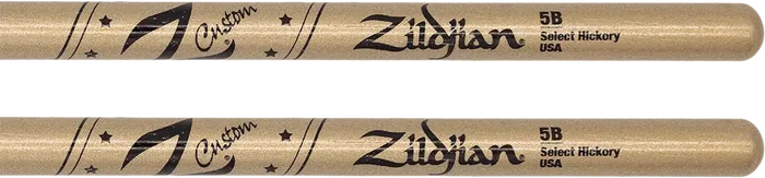 Zildjian Baquetas Z Custom Le - 5B Gold Chroma - Édition Limitée