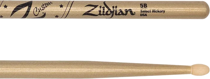 Zildjian Baquetas Z Custom Le - 5B Gold Chroma - Édition Limitée