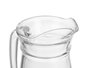 Vivalto Jarre en verre avec anse 1,3L transparent 16x21x13 cm (Set de 12)