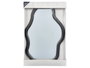 Giftdecor Miroir Plastique Forme Noire 72x46 cm (Set de 6)