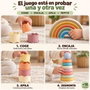 Jugatoys Set de tours apilables pour enfants de différentes formes (22 pièces)