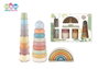 Jugatoys Set de tours apilables pour enfants de différentes formes (22 pièces)