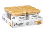 Vivalto Set de 12 Bocaux Rectangulaires en Borosilicate 800 ml avec Couvercle en Bambou