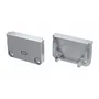Tapón Final Perfíl Tipo SILEDA - Aluminium - Argenté - Avec trou
