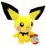 JAZWARES Peluche Pokemon Pichu 20 cm - Figurine en peluche officielle