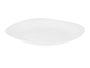 Vivalto Assiette Plate Carrée Opal 28 cm Verre Blanc (Set de 24)