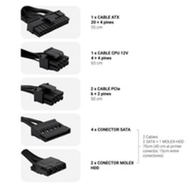 Coolbox Powerline III 650 650 W ATX Noir