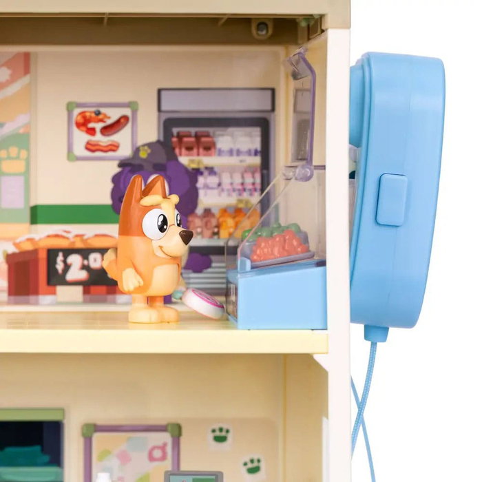 Moose Toys Bluey Let's Play Chef Supermarché avec figurines