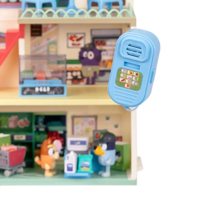 Moose Toys Bluey Let's Play Chef Supermarché avec figurines