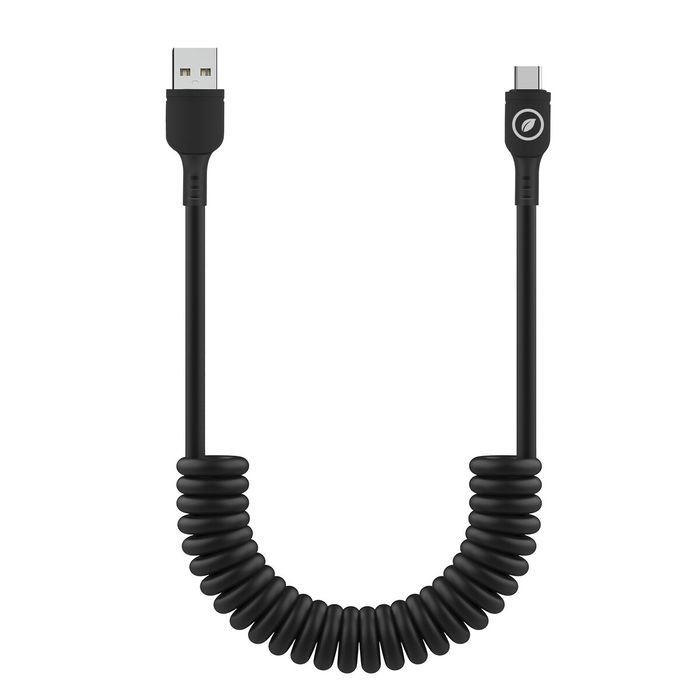 Câble USB A vers USB-C Muvit for Change Noir