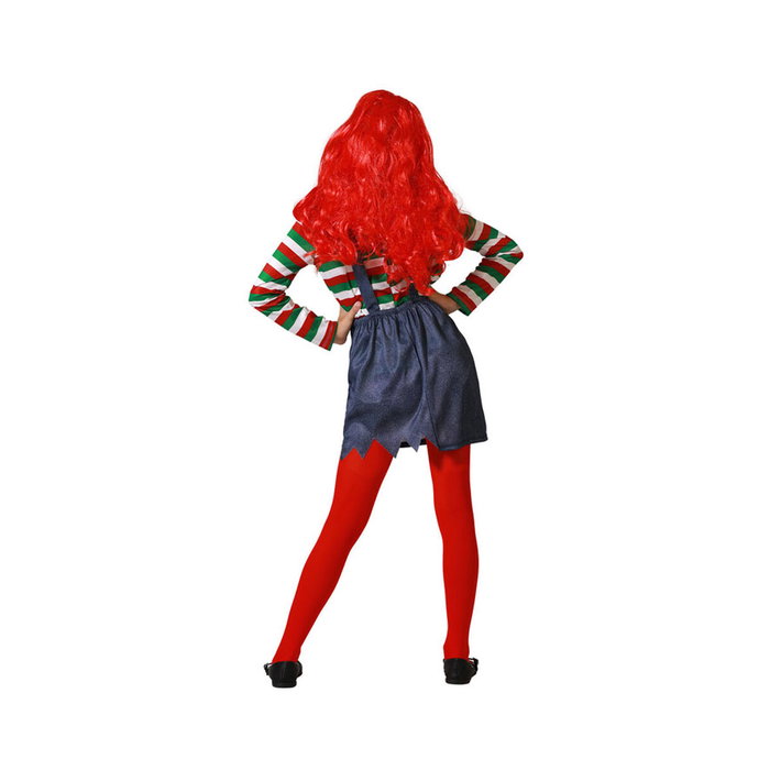 BigBuy Carnival Déguisement pour Enfants Poupée Halloween avec Salopette et T-shirt