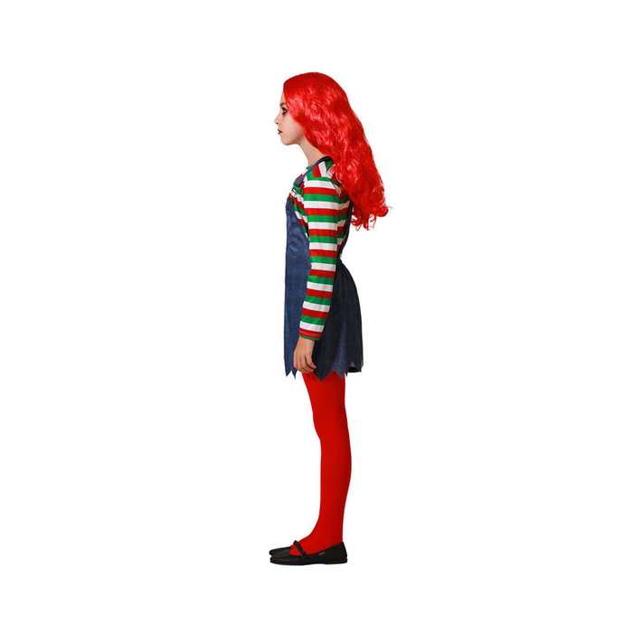 BigBuy Carnival Déguisement pour Enfants Poupée Halloween avec Salopette et T-shirt