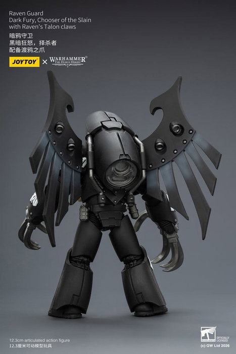 Joy Toy (CN) Warhammer 40,000 figurine Raven Guard Dark Fury, Chooser of the Slain 12 cm Joy Toy (CN) Warhammer 40,000 figurine Raven Guard Dark Fury, Chooser of the Slain 12 cm